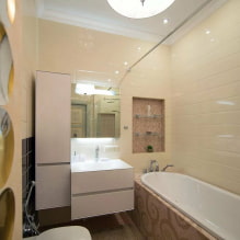 Kaikki kylpyhuoneen suunnittelusta 5 m² m-0