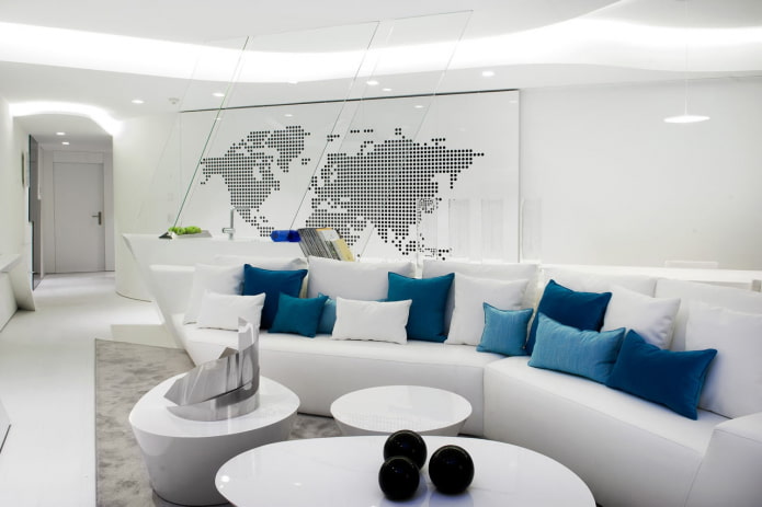 Cum să decorați un interior în stilul futurismului?