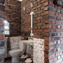 Как да украсим тоалетна в стил таванско помещение? -1
