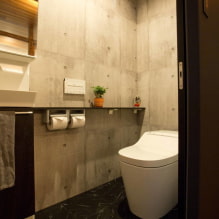 Как да украсим тоалетна в стил таванско помещение? -3