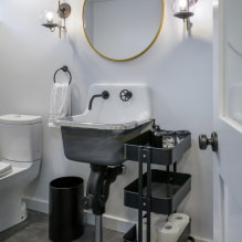 Come decorare una toilette in stile loft? -8