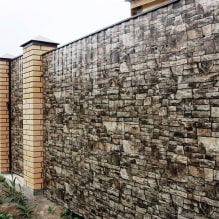 Foto e tipi di recinzioni in cartone ondulato per una casa privata-8