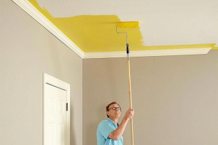 Malování na strop - pokyny krok za krokem
