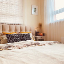 Hvordan vælger man de rigtige gardiner til et lille soveværelse? -4