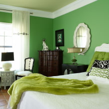Exemples de decoració d'interiors en verd-8