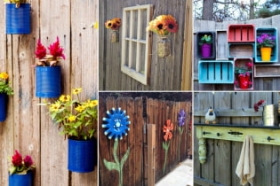 10 modi più semplici per decorare una brutta recinzione
