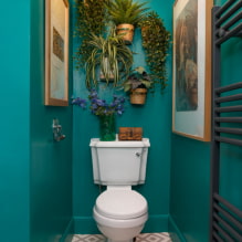 Tuvaletin üstündeki duvarın nasıl dekore edileceğine dair 10 fikir-2