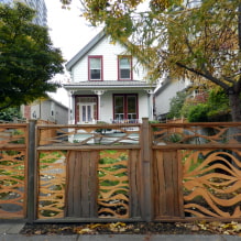 Özel bir eve hangi çit koymak daha iyidir? -5