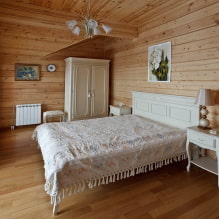 Ülkede bir yatak odasının içi nasıl dekore edilir? -2
