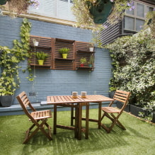 Hvad er en gårdhave? Typer, designideer og fotos på deres sommerhus-7
