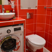 Çamaşır makinesinin üstüne lavabo-2