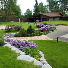 Registrazione della progettazione del paesaggio per un cottage estivo-1