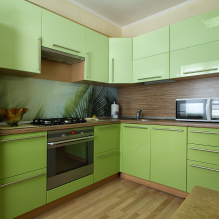 Thiết kế nhà bếp màu ô liu-0