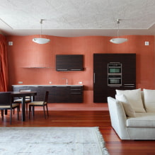 Dizajn interiéru v terakotovej farbe-5
