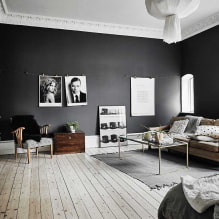 Ako vyzdobiť interiér v čiernej farbe? -0