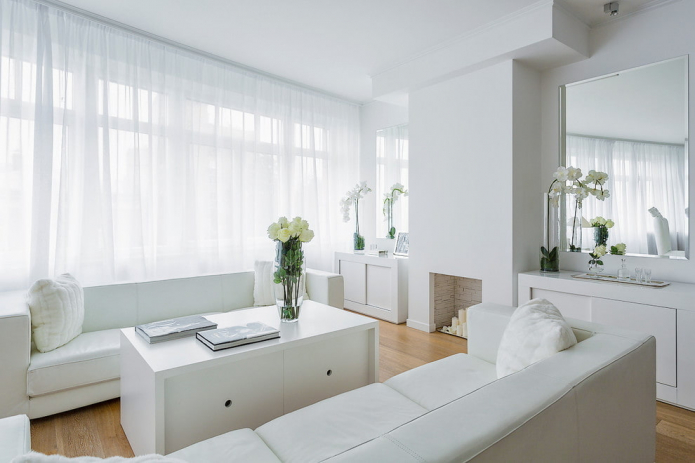 Kuinka valkoiset huonekalut näyttävät sisätiloissa?
