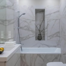 Conception de salle de bain en marbre-4