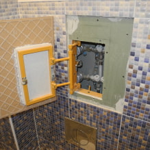 Kā paslēpt caurules vannas istabā? -4