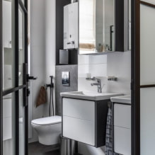 Hvordan man dekorerer et badeværelse i en moderne stil? -3