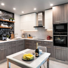 Hoe een keuken uitrusten met een oppervlakte van 13 m²? -3