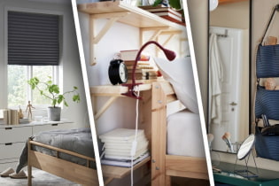 Μια επιλογή από ιδέες από το IKEA για ένα μικρό υπνοδωμάτιο