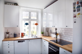 Làm thế nào để trang bị một nhà bếp với một bồn rửa bên cửa sổ?