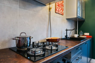 Hoe versier je een keuken met een gasfornuis?