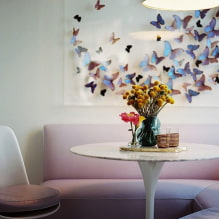 Hvordan dekorerer man væggen med sommerfugle? -2