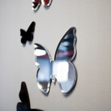 Kuinka koristella seinä perhosilla? -5