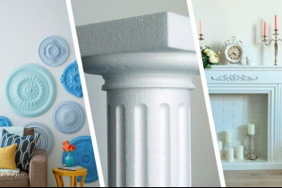 Ako vyzdobiť interiér dekorom z polystyrénu?
