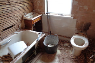 Chyby opravy koupelny udělejte si sami