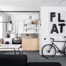 Hoe versier je een keuken-woonkamer in loft-stijl? -0