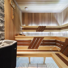 Hvordan arrangeres en sauna inde? -4