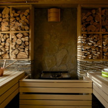 Hvordan arrangeres en sauna inde? -5