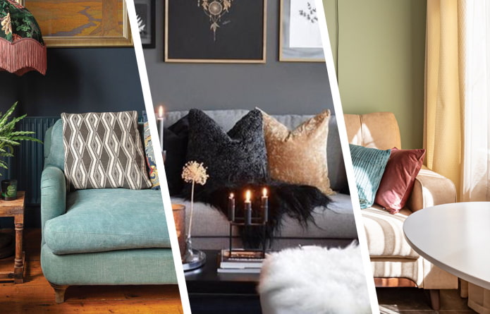 Come decorare l'area del divano nel soggiorno?