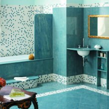 חדר אמבטיה בצבע טורקיז -8