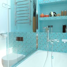 חדר אמבטיה בצבע טורקיז -15