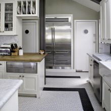 Mozaikové kuchyně: designy a povrchové úpravy - 16