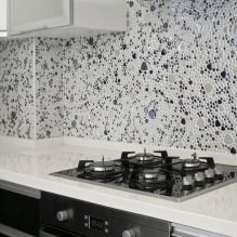 Kuchyne mozaiky: vzory a povrchové úpravy - 14