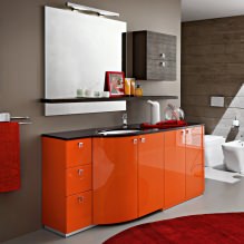 Pomarańczowy projekt łazienki-8