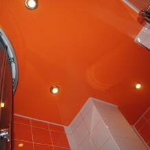 Conception de salle de bain orange-15