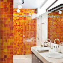 Оранжев дизайн на баня-11