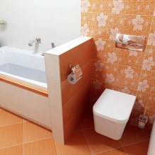 Oranžový design koupelny-20