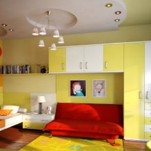 غرفة الأطفال بألوان صفراء -2