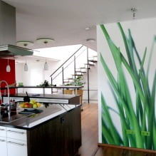Tapeta v kuchyni - interiérové ​​dizajnérske prvky-2