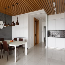 Balta grīda interjerā: veidi, dizains, kombinācija ar sienu, griestu, durvju, mēbeļu krāsu-3