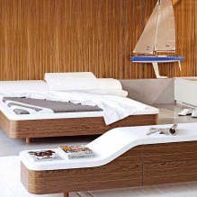 Интериорен дизайн на спалня в морски стил-10