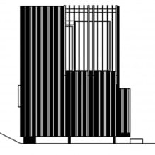עיצוב מודרני של בית פרטי קטן ביער -14