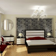 Art Deco slaapkamer: kenmerken, foto-7