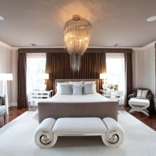 Dormitor Art Deco: caracteristici, foto-4